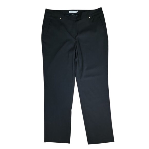 Lady Hagen Pants Womens Size 12 Solid All Black Golf with Pockets Casual Active - Picture 1 of 6